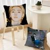 1 Stück KPOP Park Sunghoon Kissenbezug Quadratischer Kissenbezug Schlafzimmer Sofa Raumdekoration Lässig E-ENHYPEN Kissenbezug