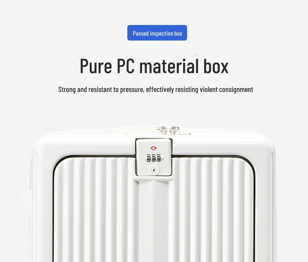 Valise multifonctionnelle Yongsheng: Ouverture frontale, antichute, tailles 24" et 26", grande capacité, roues universelles silencieuses.