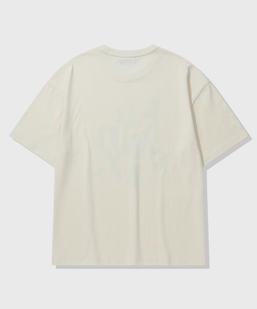 KIIMUIR Sunday Vibe Short Sleeve T-Shirt_Ivory