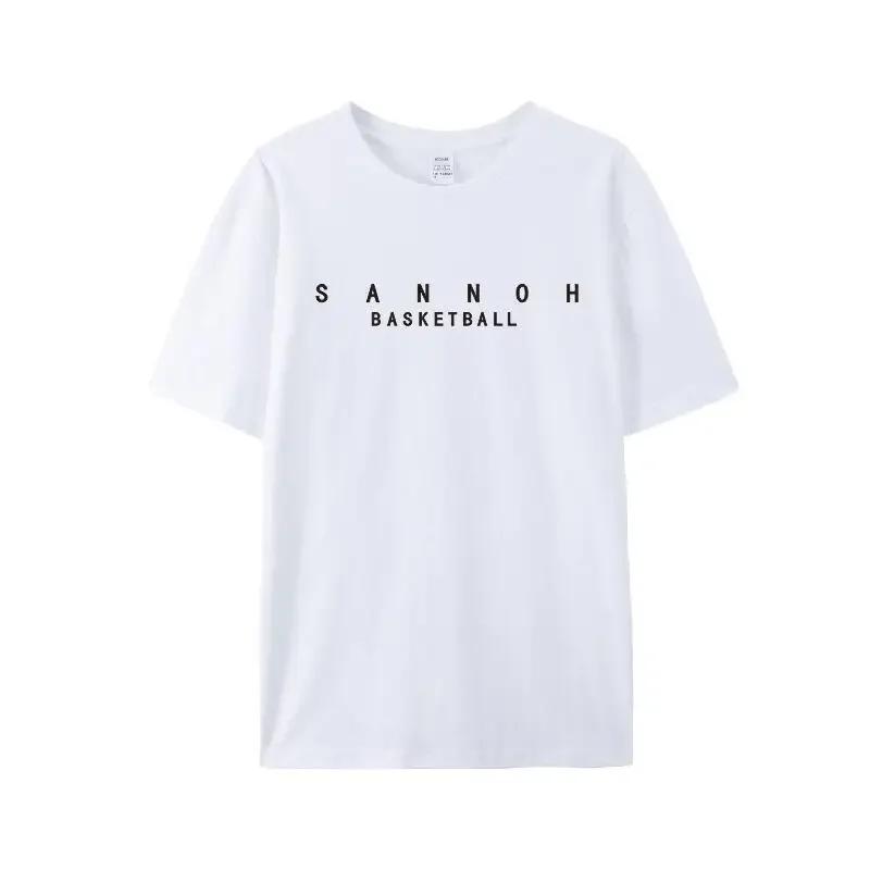 Anime Slam Dunk T-Shirt For Men’s Sakuragi Hanamichi Kaede Rukawa Tee Oversized Japanese Mang Cotton Short Sleeve Fast Shipping