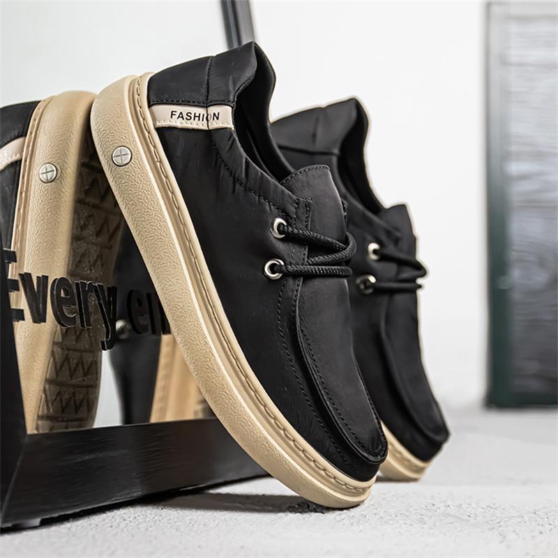 Mode 2025 Leichter und atmungsaktiver Schnür-Herren-Freizeitschuh  Klassische einfarbige bequeme Sportschuhe  Rutschfeste Wanderschuhe