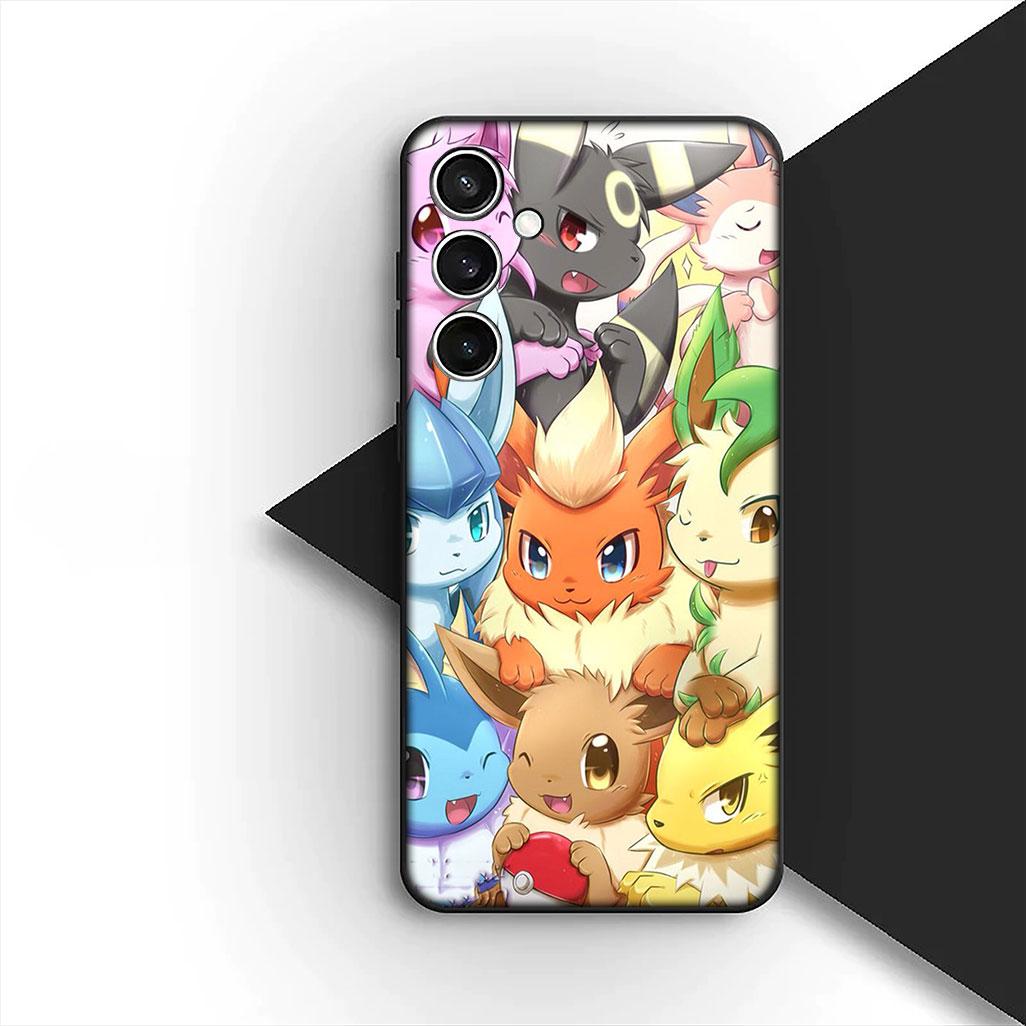 

for Samsung Galaxy A35 A36 A55 A26 A05 A06 A14 A50 A51 A53 A54 A12 A13 A23 Case P-Pikachus Mewtwos Mews Charmanders Psyduck Galaxy A35 5G