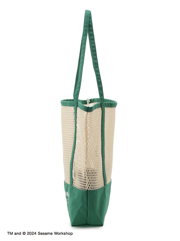 Sesame Street Market Mesh Tote Bag SSMUGB243206 Women's Green, Free Size