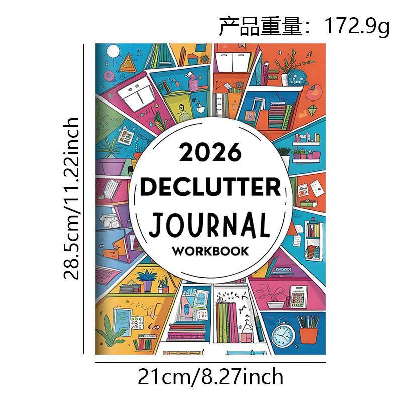 

1BOOK 2026 DECLUTTER JOURNAL WORKBOOK Spot