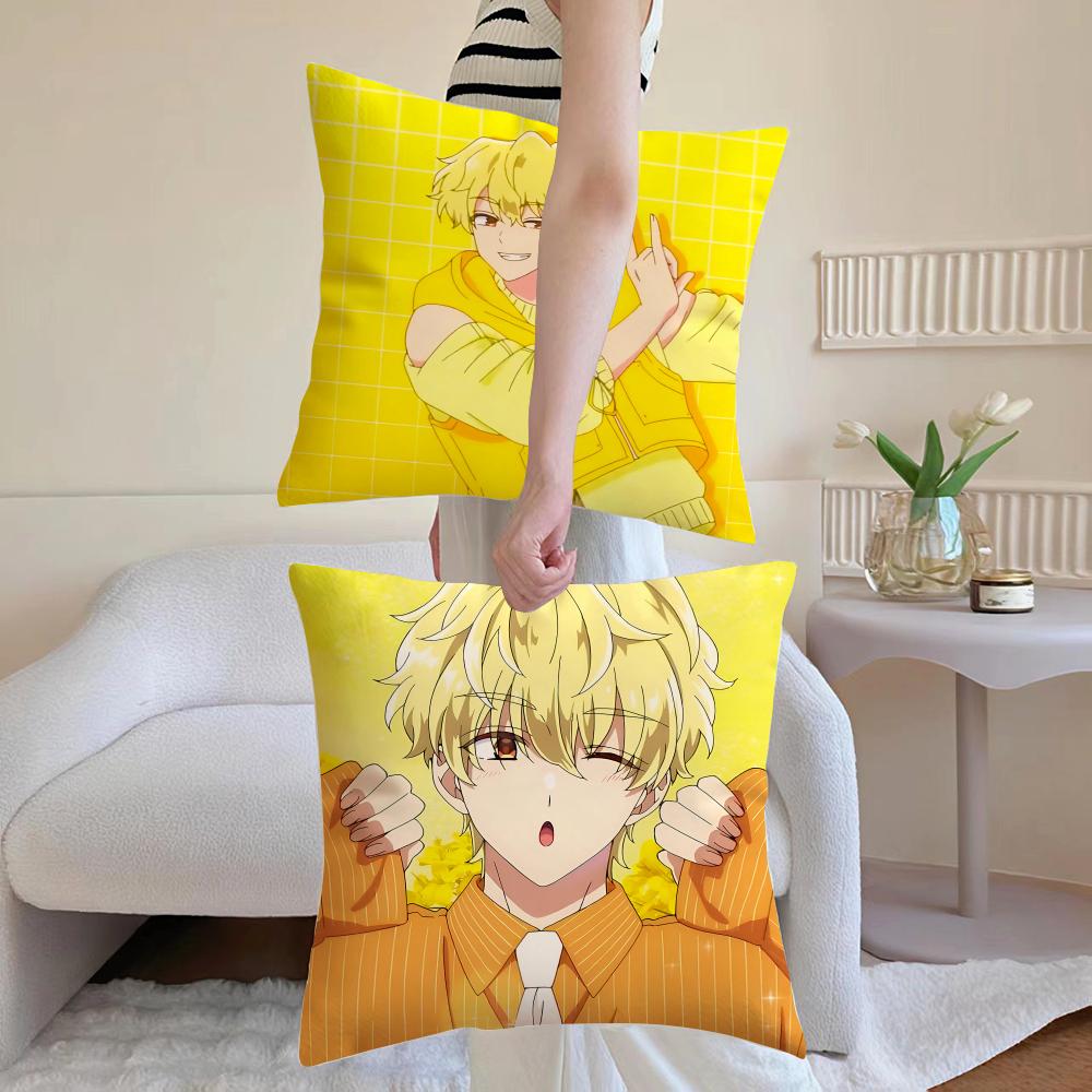 Anime Tamon-Kun Ima Dotchi Cushion Cover Eco-Friendly Odorless Healthy Pillowcase Soft & Comfortable Kid-Safe No Filling
