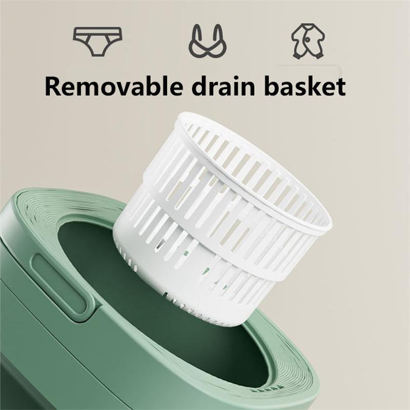 Portable Mini Washing Machine Spin Dryer Quickly Wash and Dry Light Clothing, Baby Clothes and Underwear, Socks, Underwear, Bras, Etc.