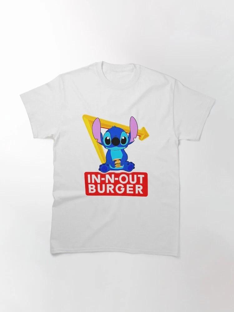 World Pizza Stitch Lilo Classic TShirt Unisex Style S