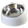 200ML Cute Cat and Dog Bowl Protection Cervical Vertebra 15 Degree Oblique Mouth Pet Stainless Steel Food Bowls