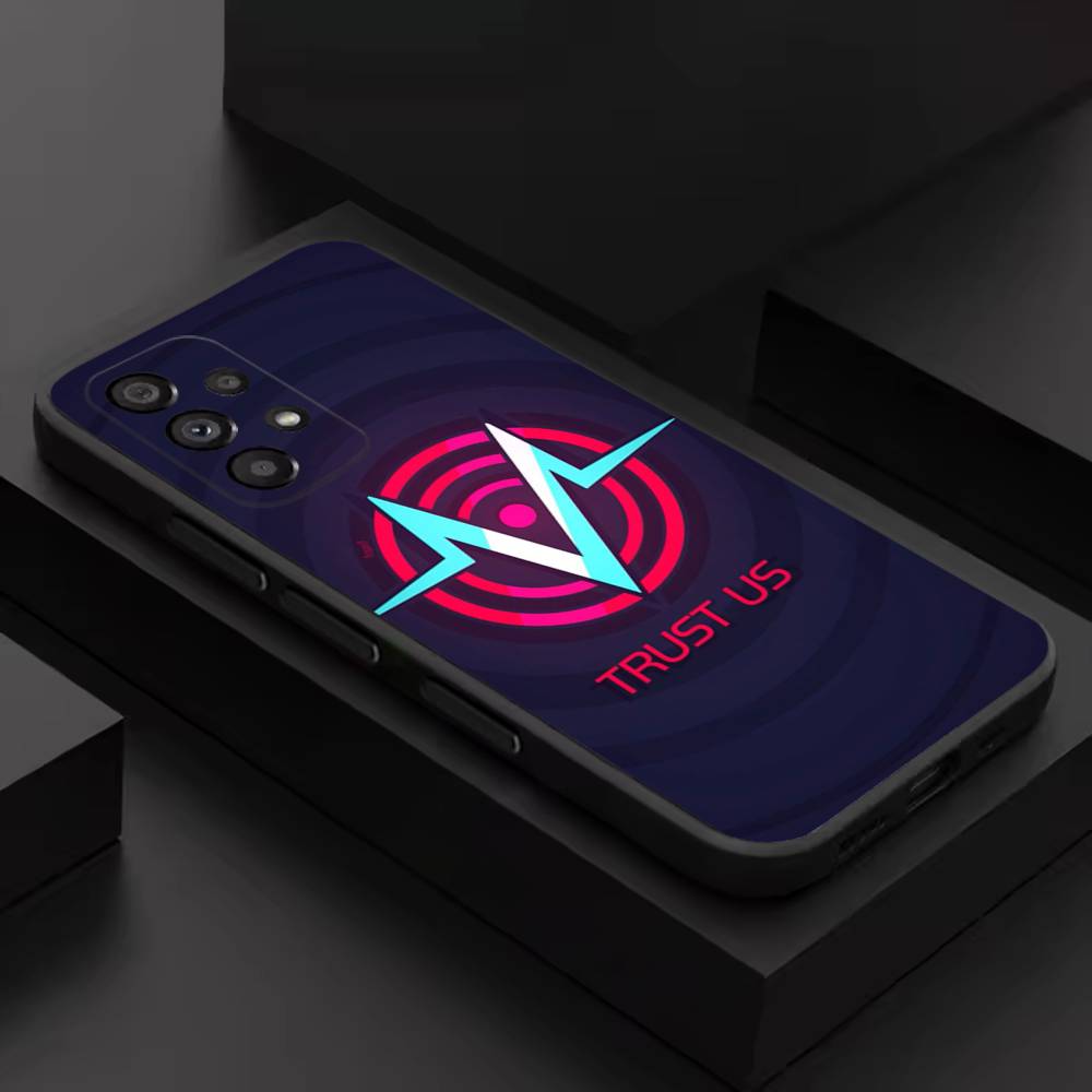 H-Hazbin V-Vox Trust Us Phone Case For Samsung S 9,10,21,30,22,23,24,25,26,Ultra,Plus,Lite,FE,4,5G Black Soft Case