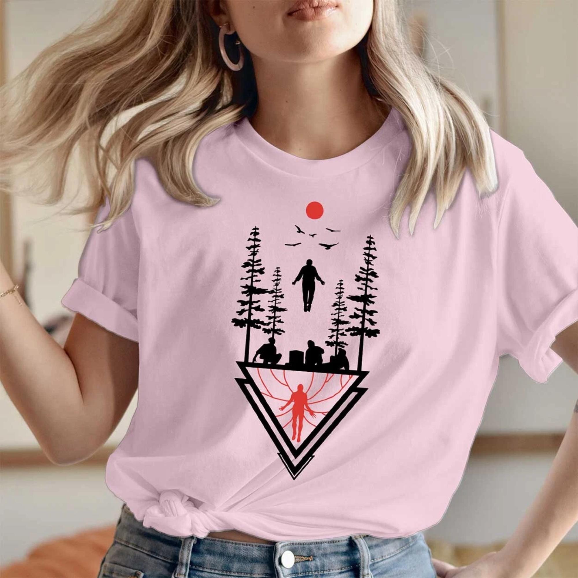 

Running Up That Hill Printed Womens Tshirt Fashion Trend Top SpringSummer Pure Cotton Unisex Short Sleeve Tshirt S