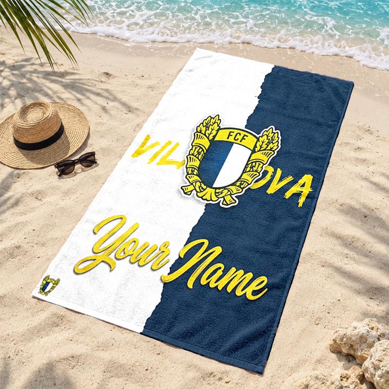 FC Famalicao Custom Name Beach towels also serve as bath towels summer essential a musthave for the outdoors the beach and the pool