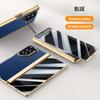 Galvanisierte Federgelenk-Schutzhülle aus echtem Leder und gehärtetem Glas für Samsung Z Fold 6 Galaxy Z Fold6 Rundumschutzhülle
