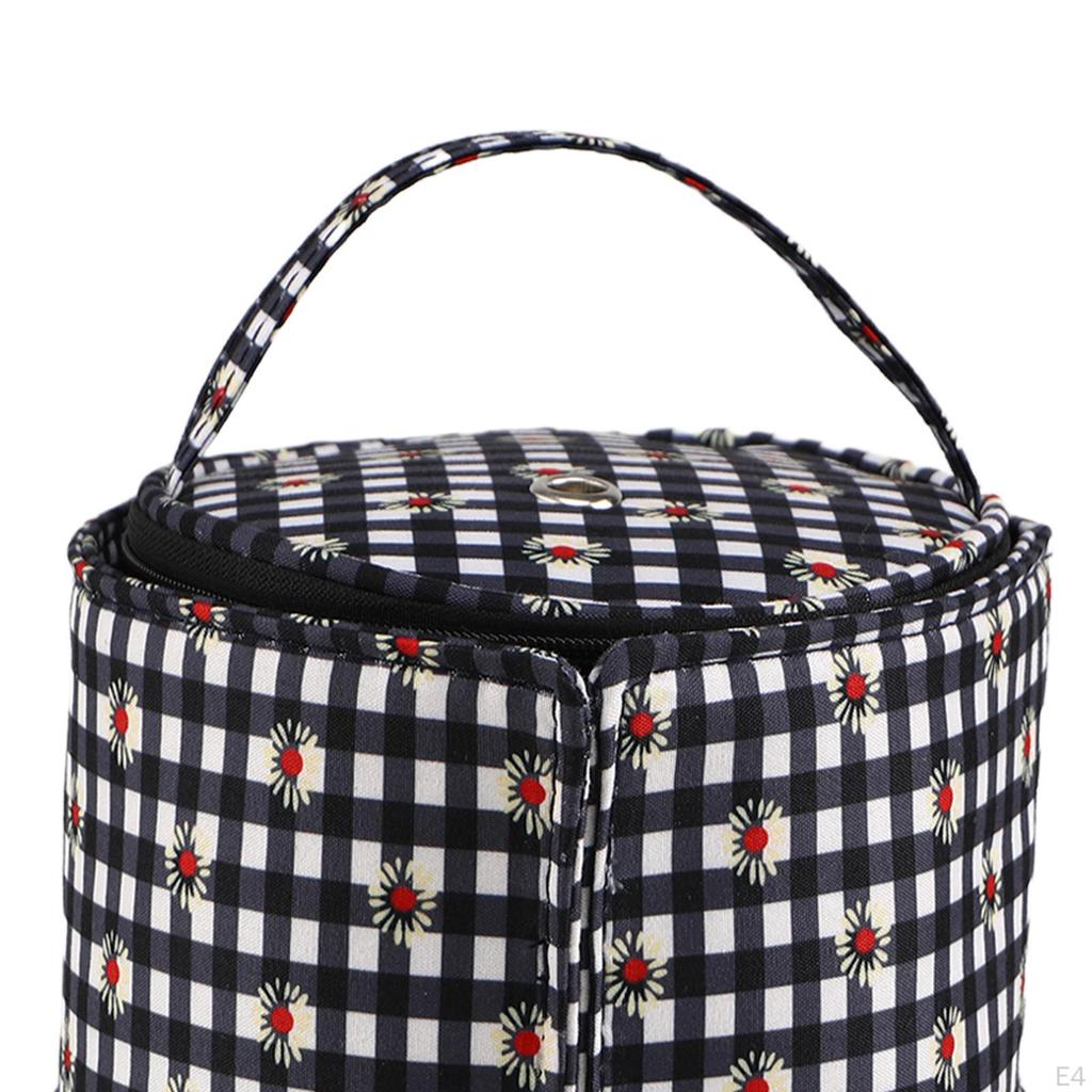 Crochet Bag Tote Empty Storage Durable Holder Case Craft Organizer Lightweight Yarn