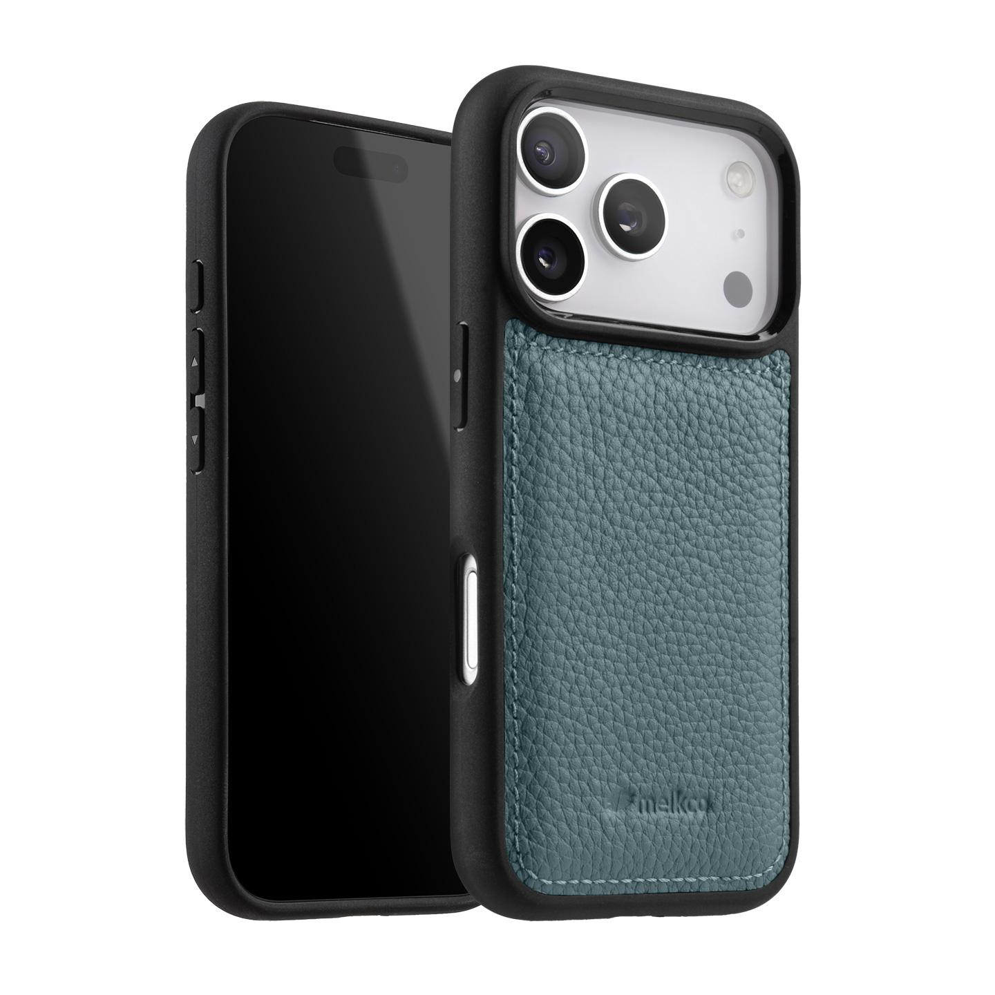 

Чохол Melkco з натуральної шкіри для iPhone 17 Pro Max 17 Air, розкішний бізнес-чохол з коров ячої шкіри, м який, повністю закриваючий, задня кришка телефону For iPhone 17 Air небо синє кольору