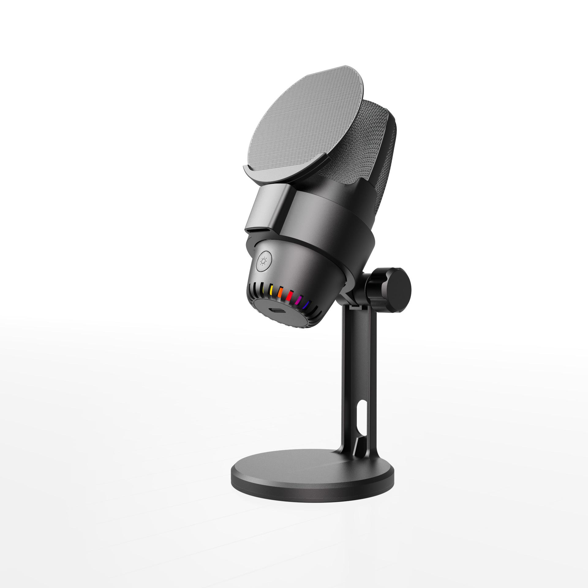 

RGB USB Microphone for Gaming, Mobile, and Professional Recording Standard