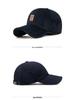 Men's Warm Winter Baseball Cap with Ear Protection and Velvet Lining - Fashion Logo Duckbill Hat for Middle-aged and Elderly Adults