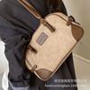 Suede handbag bag women's 2025 new trendy autumn and winter retro fashion shoulder bag commuter messenger pillow bag