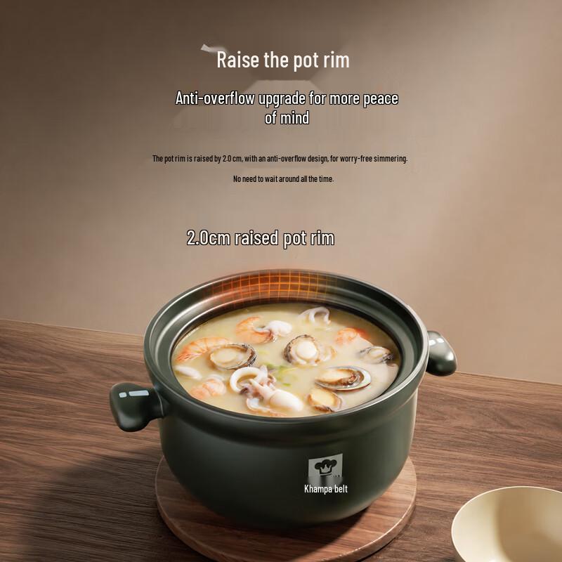 Kangbakh Double Mineral Titanium Ceramic Casserole Pot