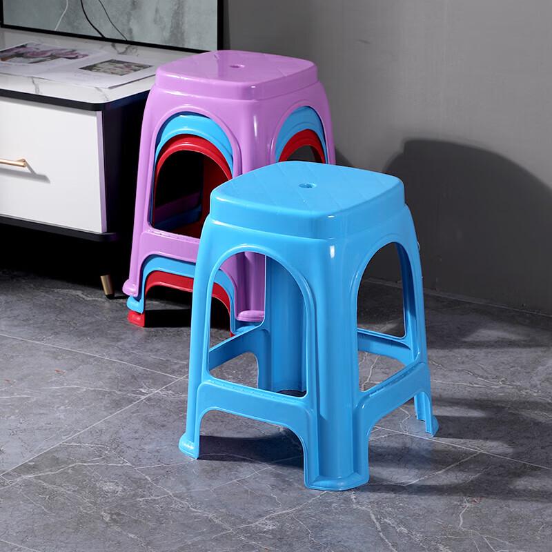 Economical Thickened Plastic Square Stool
