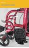 Lightweight Foldable Four-Wheel Walker with Seat and Shopping Trolley for Seniors