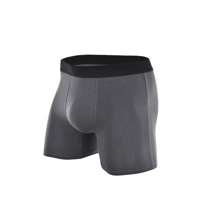 Lightweight and Breathable Cotton Solid Color Men's Black Belt Casual Four Corner Shorts