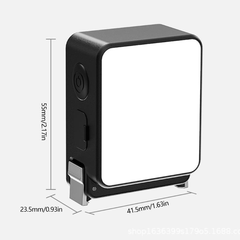 Action6 Magnetic Fill Light With Type C Port 1/4 Hole For Action 6 Camera Outdoor Photography Low Light Shoot Light