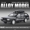 Diecast 1/32 VW SANTANA Wagon Alloy Car Model with Sound Light Children Boy Birthday Gift Toy Vehicles Miniature Voiture