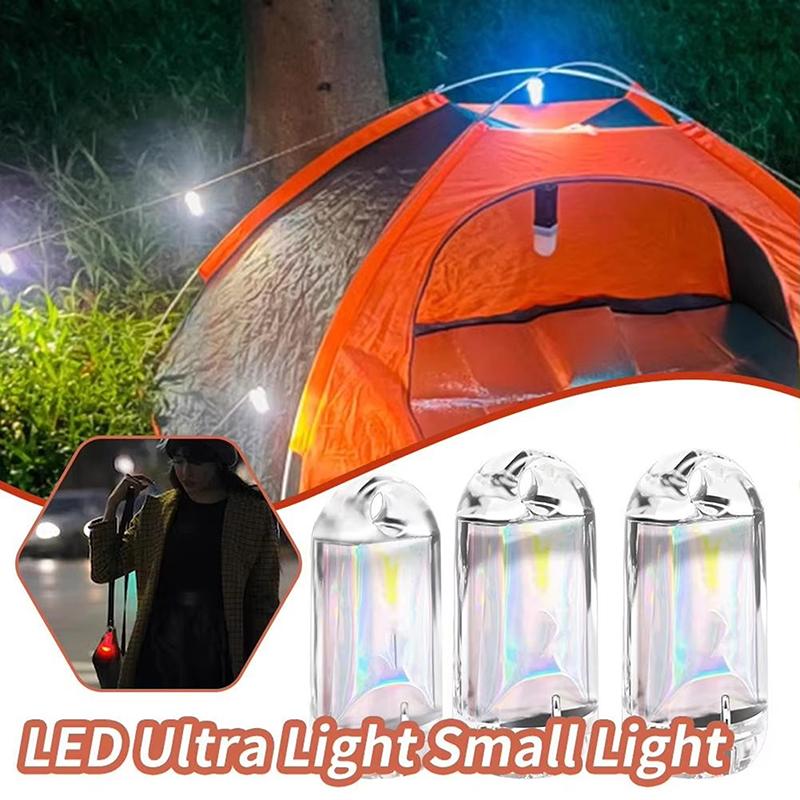 Mini Led Lights Usb Rechargeable Small Waterproof Flashlight Led Light High Brightness Keychain Pocket Light For Camping Walking