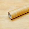 1Roll PVC Waterproof Self-Adhesive Wallpaper Roll Wood Grain Vinyl Decorative Film Sticker for Home Furniture Cabinet Wall Decor