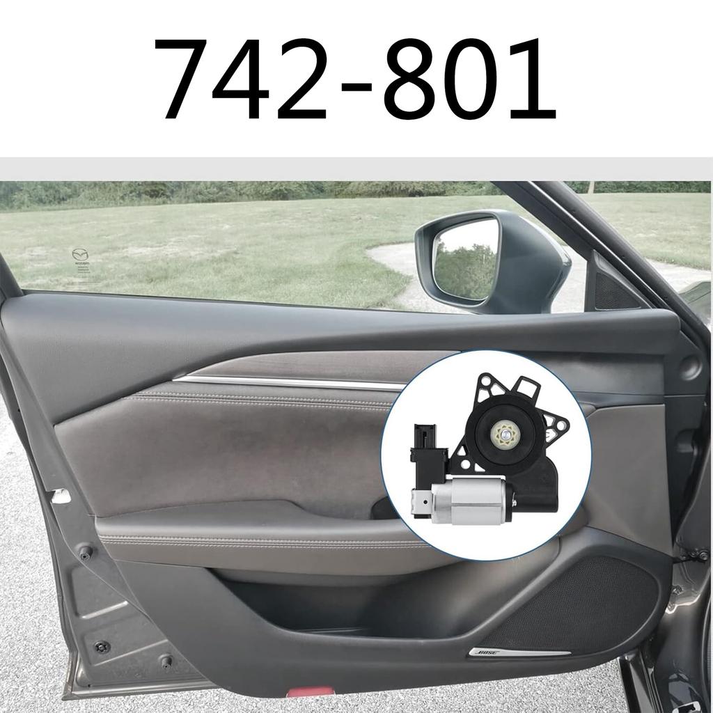 High Efficiency Window Lift Motor Electric Window Motor Smooth Operate Window Lift Motor 742-801 Replacement for Mazda