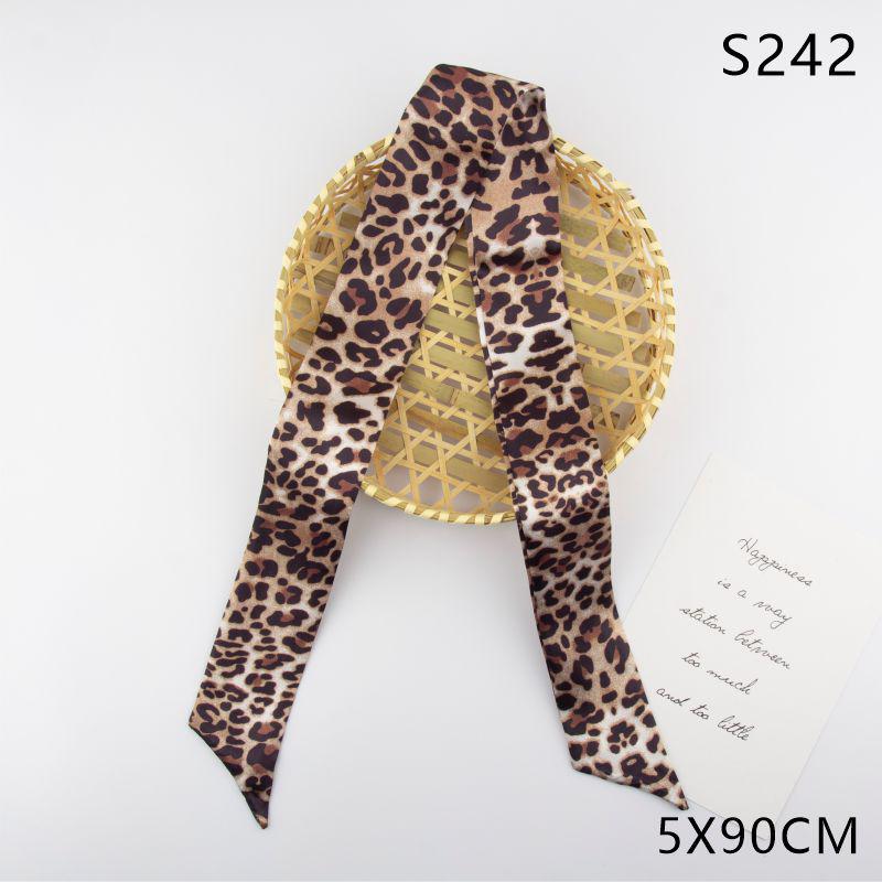 Versatile Vintage Silk Scarf: Hair Tie, Headband, Bag Accessory