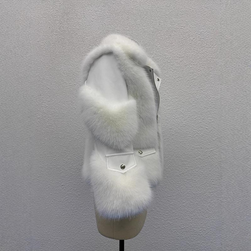 Winter New Women's Imitation Fox Hair Padded Casual Coat Loose High Quality Imitation Coat