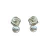 20 Flower Pearl Earrings Temperament High Sense Niche Design Earrings Sweet Simple Stud Earrings