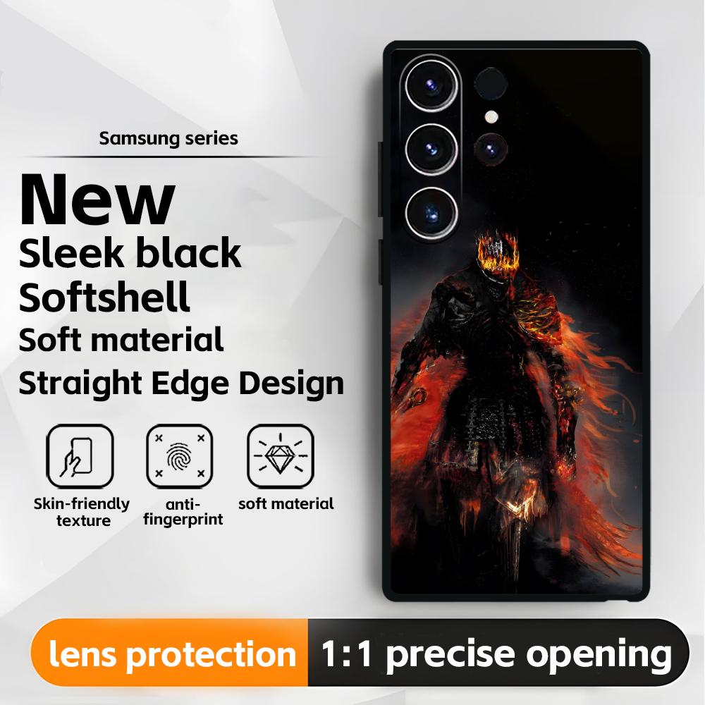 Classic Game DARK SOULS  Phone Case For Samsung Galaxy S26 S25 S24 S23 S22 S21 Plus Ultra Note20 Soft Black