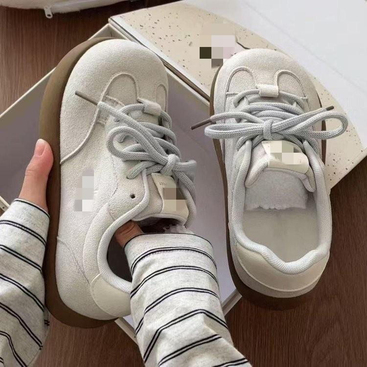 Lightweight Big Head Platform Bread Shoes Spring New Muffin Ultra-light Casual Shoes Sports Board Shoes Tide