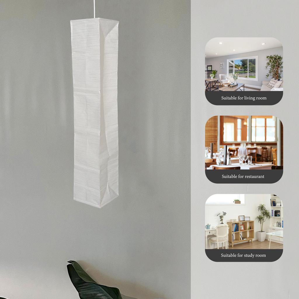 Japanese Paper Floor Lamp Shade Replacement Stylish Foldable Lampshade for Floor Lamps Soft Light Diffusion Home Lighting Decor