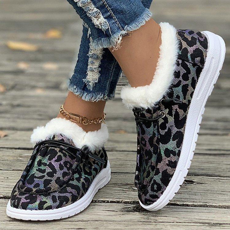 Flat single shoes women's new 2025 autumn spliced deep round toe laces wear casual plus-size women's shoes