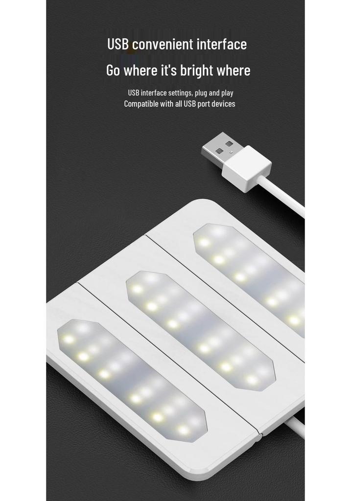 Portable USB Rechargeable Camping Light: Multi-Use Emergency and Tent Lighting
