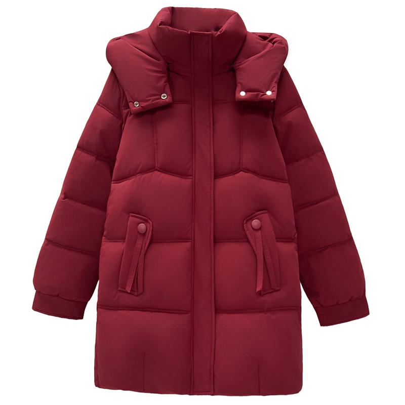 Fashion Women Winter Coats Hooded Loose Thick Warm Long Parkas Female Jackets