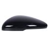 Side Rearview Mirror Cover Cap High Strength ABS Weather Proof Car Exterior Door Mirror Cap Replacement Black