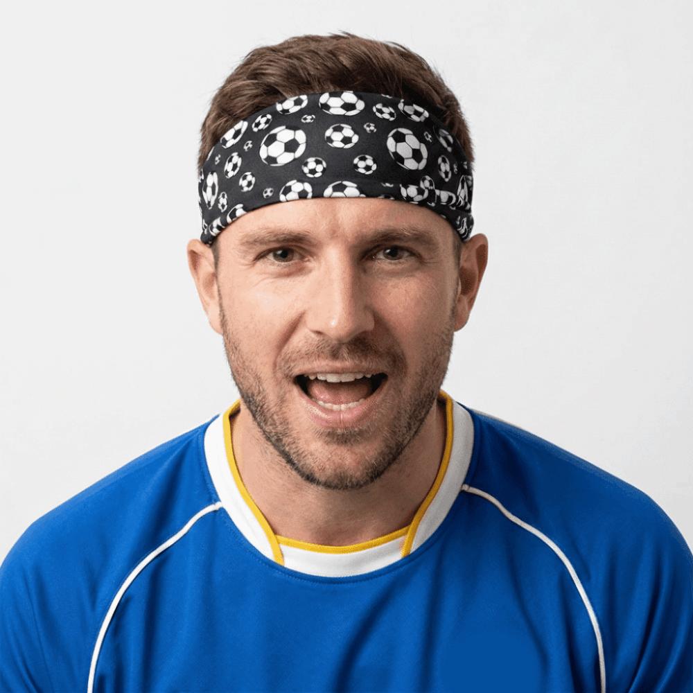 Elastic Yoga Headband Adjustable Sport Headscarf Sweatband Soccer Bandana  Unisex