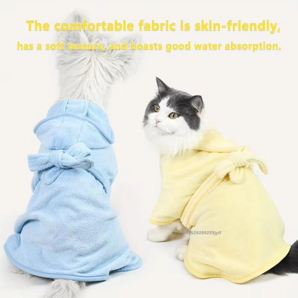 Super Absorbent Dog Bath Towel Thickened Cat Bathrobe New Pet Grooming Robe  Pet Salon
