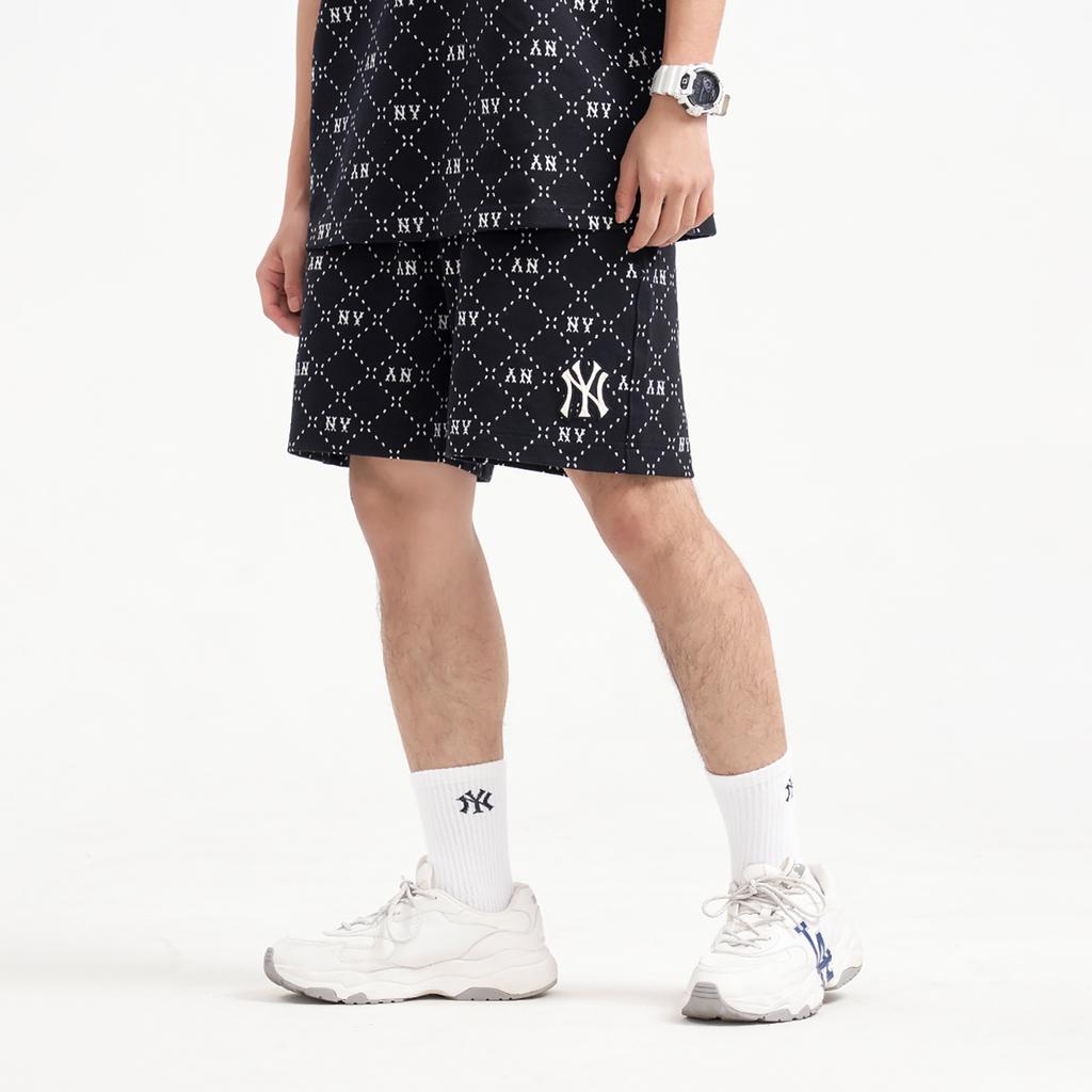 New MLB Casual Shorts Men's Black 3LSPM0133-50BKS
