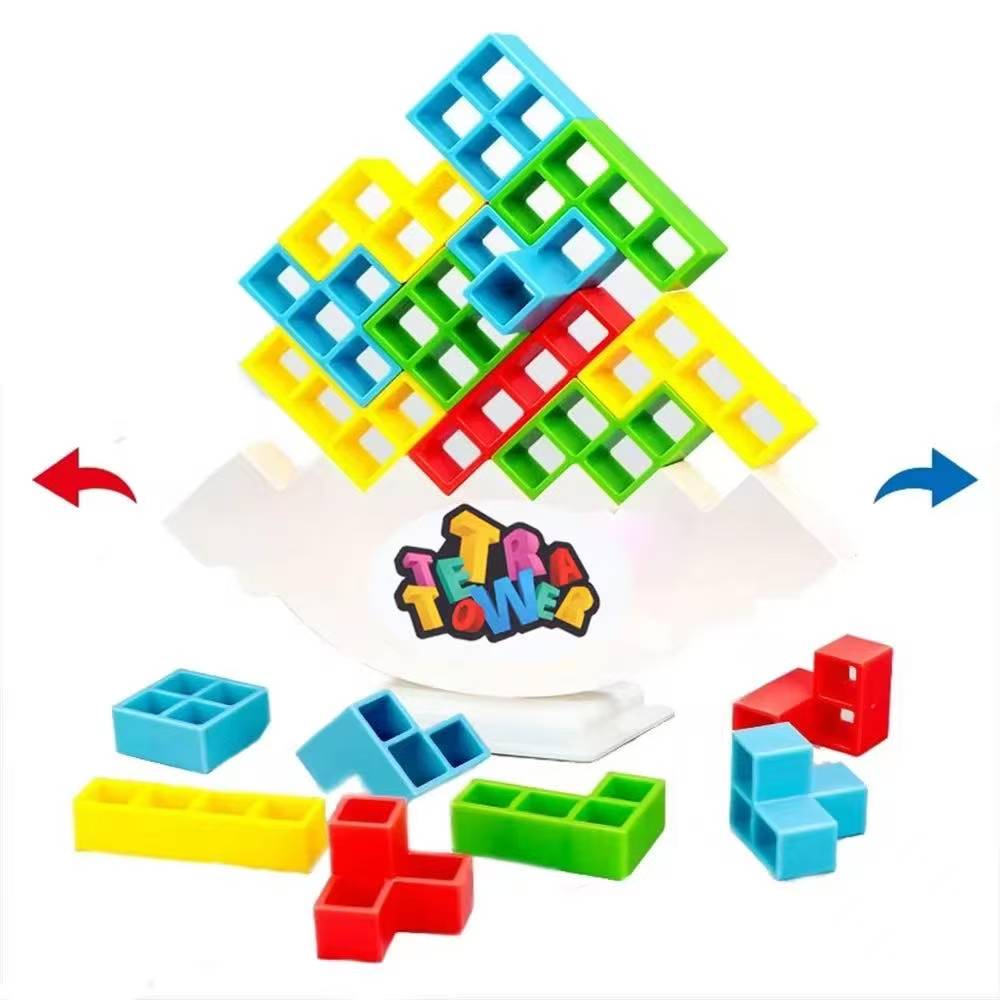 Non-Toxic Tetris Tower Balancing Stacking Toys Children Blocks Balance Tower Board Game Smart Balance Stacking Kids Toys