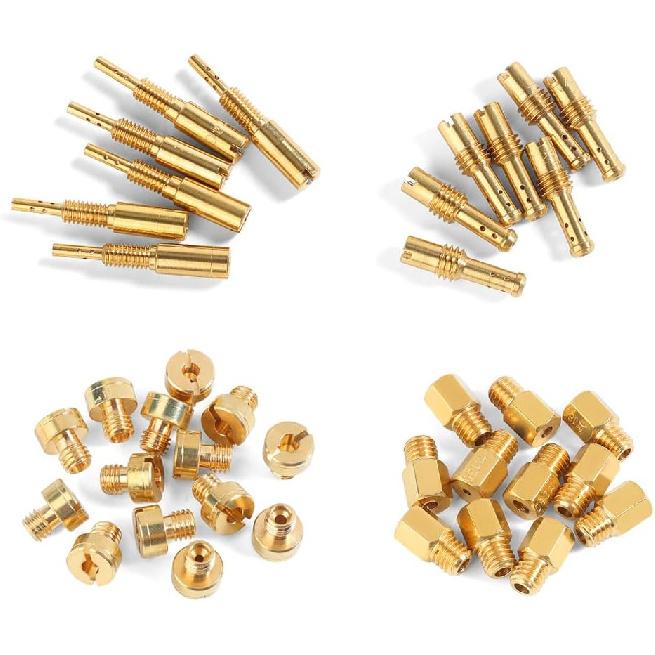 42 Pcs Carburetor Jet Kit For Mikuni Main & Pilot Slow Jet N100.604 VM28/486 VM4/042 VM22/210 Replaces TM33-8012 TM36-68 TM40-6