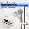 Wall Mounted Sliding Shower Poles Handheld Sprayer Bracket Included Adjustable Height Steel Easy Installs for Flexible Use