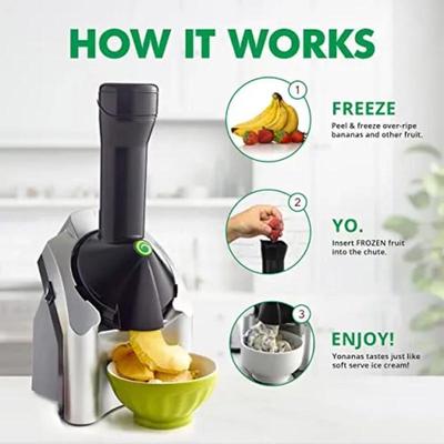 Electric Ice Cream & Fruit Smoothie Maker | Homemade Popsicle Machine