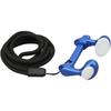 Diving Nose Clip, Aluminum Alloy Adjustable Antislip Swimming Nose Plug Nose Protector with Anti Drop Lanyard (Blue)