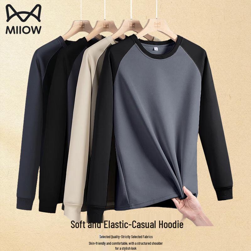 

Miiow Men s Autumn/Winter Heavyweight Air Layer Sweatshirt 3XL
