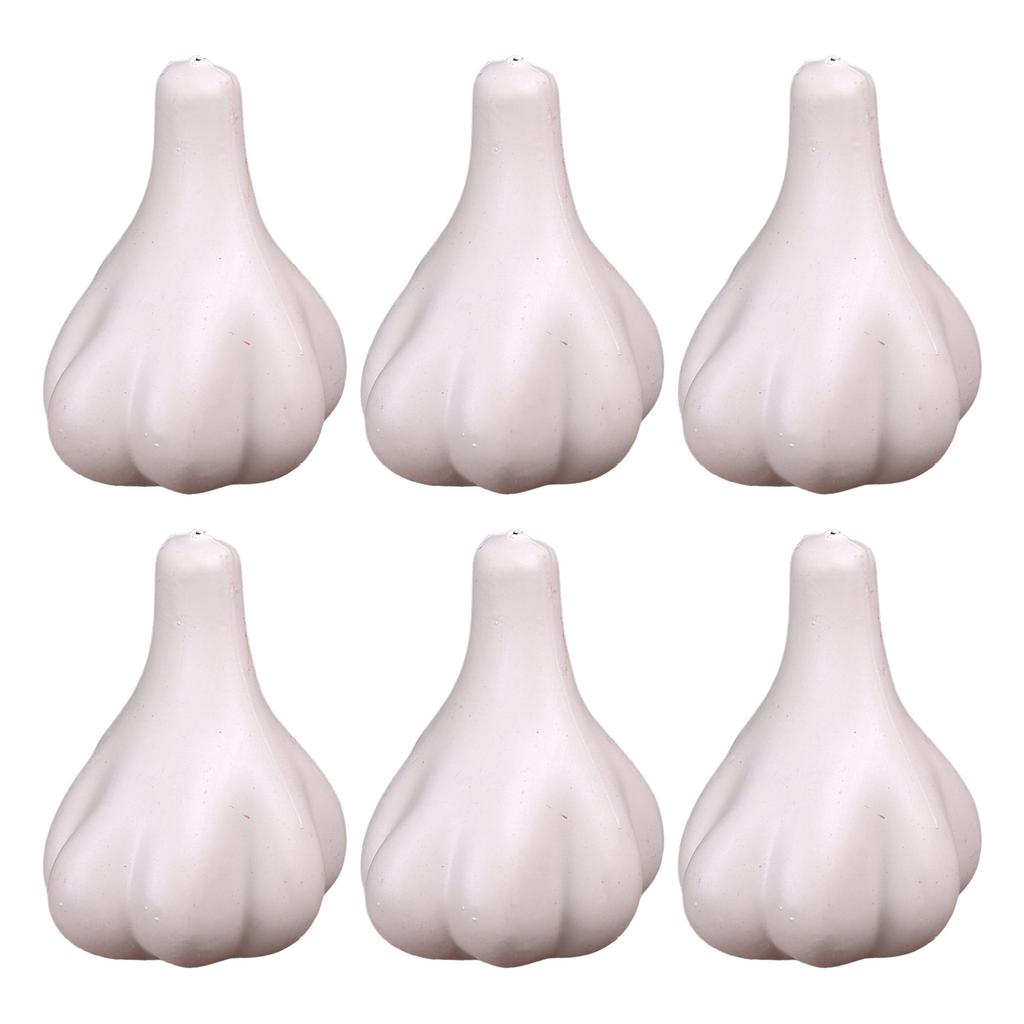 6 Stück Realistische Simulationsgemüsemodelle Künstliches Gemüsespielzeug Küchengemüsedekoration zur Ausstellung Fotografie